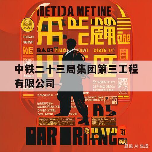 中铁二十三局集团第三工程有限公司